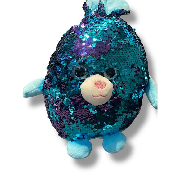 Walmart Ways to Celebrate Plush Bunny Rabbit Sequin Easter Stuffed Animal 12” - Picture 11 of 13